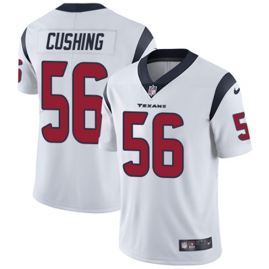 Men's Nike Houston Texans 56 Brian Cushing Limited White Vapor Untouchable NFL Jersey