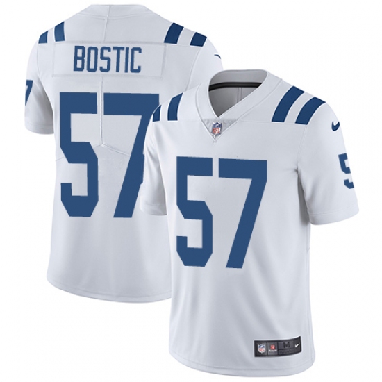 Youth Nike Indianapolis Colts 57 Jon Bostic White Vapor Untouchable Limited Player NFL Jersey