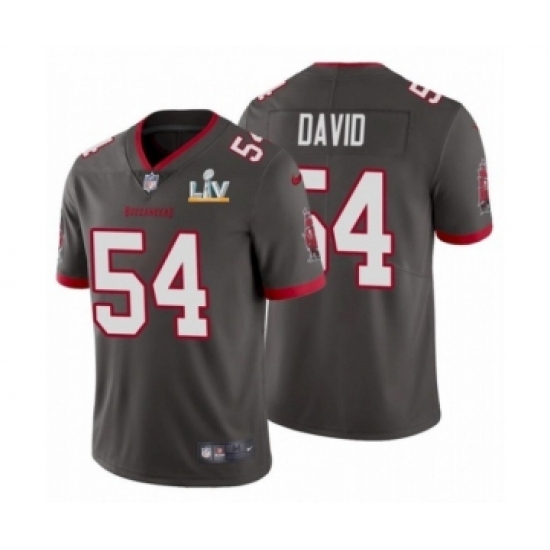 Youth Tampa Bay Buccaneers 54 Lavonte David Pewter Super Bowl LV Jersey