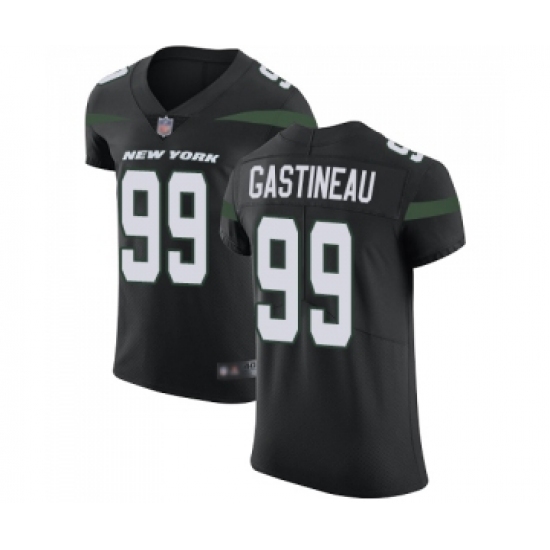 Men's New York Jets 99 Mark Gastineau Black Alternate Vapor Untouchable Elite Player Football Jersey