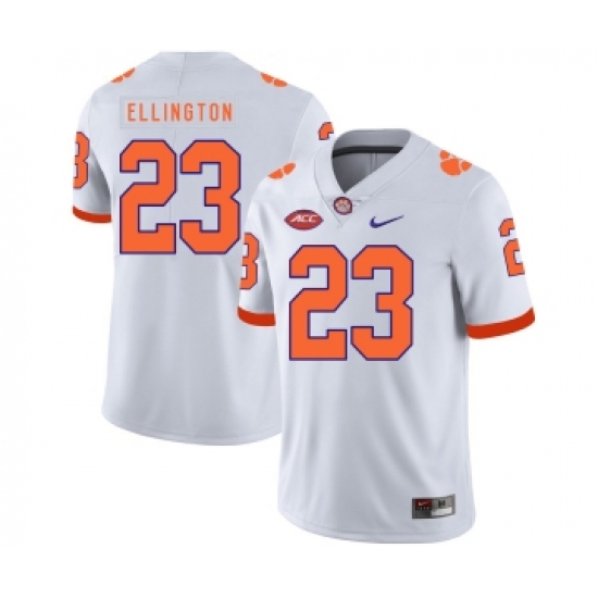 Clemson Tigers 23 Andre Ellington White Nike College Football Jersey