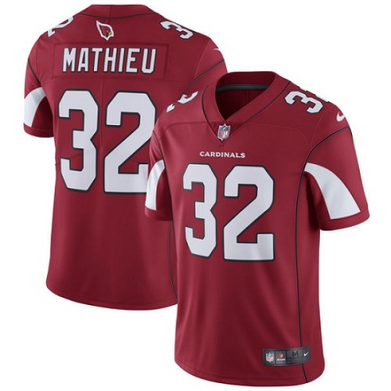 Men's Nike Arizona Cardinals 32 Tyrann Mathieu Red Team Color Vapor Untouchable Limited Player NFL Jersey