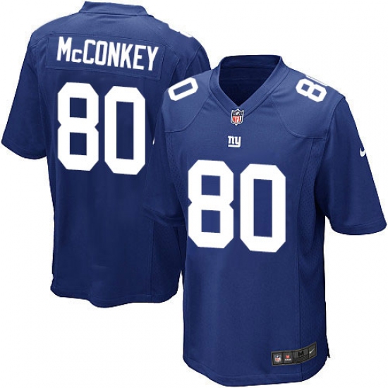 Men's Nike New York Giants 80 Phil McConkey Game Royal Blue Team Color NFL Jersey
