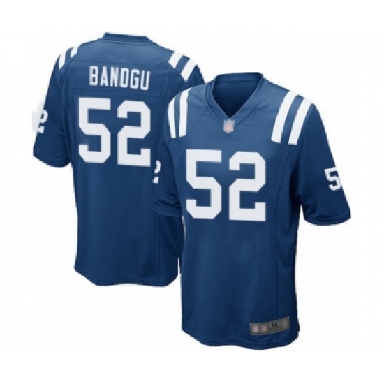 Men's Indianapolis Colts 52 Ben Banogu Game Royal Blue Team Color Football Jersey