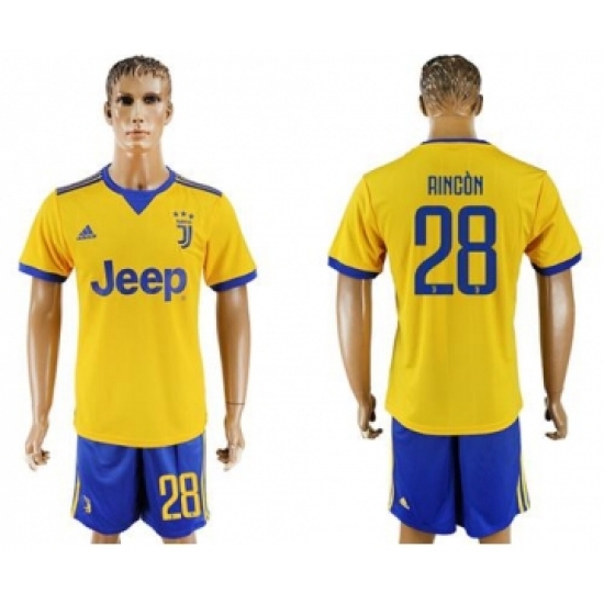 Juventus 28 Rincon Away Soccer Club Jersey