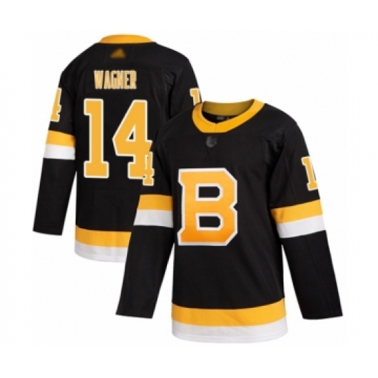 Youth Boston Bruins 14 Chris Wagner Authentic Black Alternate Hockey Jersey