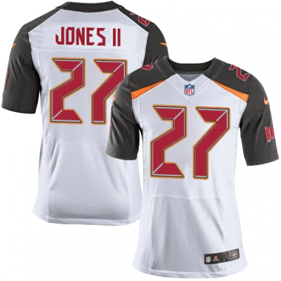 Nike Tampa Bay Buccaneers 27 Ronald Jones II White Men's Stitched NFL New Elite Jersey