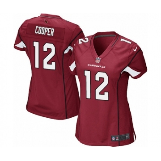 Women's Nike Arizona Cardinals 12 Pharoh Cooper Game Red Team Color NFL Jersey