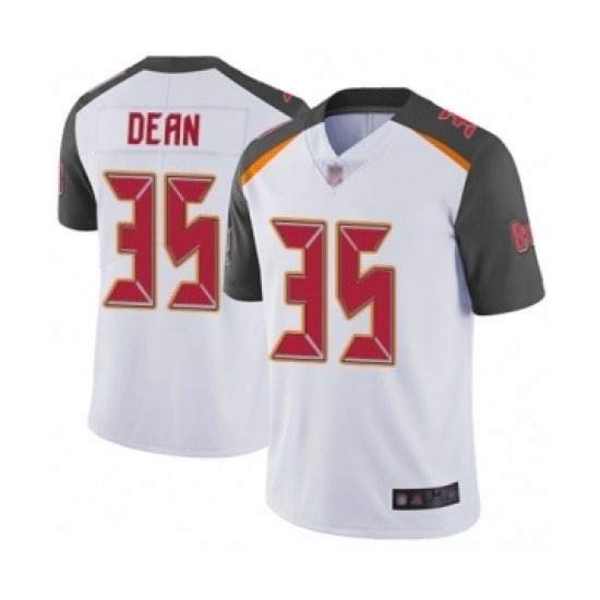 Youth Tampa Bay Buccaneers 35 Jamel Dean White Vapor Untouchable Limited Player Football Jersey