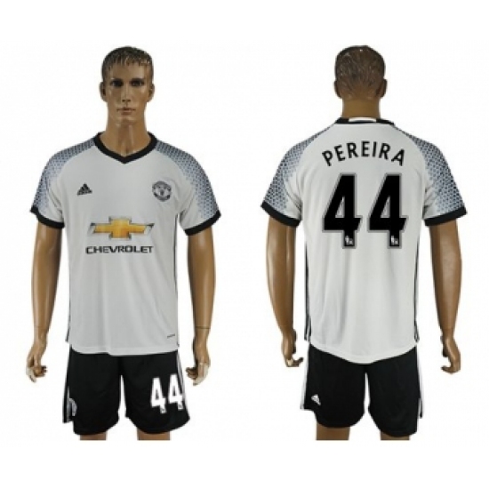 Manchester United 44 Pereira White Soccer Club Jersey
