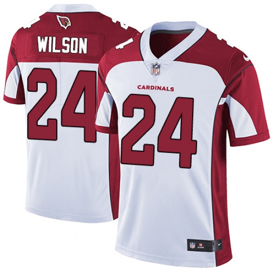 Men's Nike Arizona Cardinals 24 Adrian Wilson White Vapor Untouchable Limited Player NFL Jersey