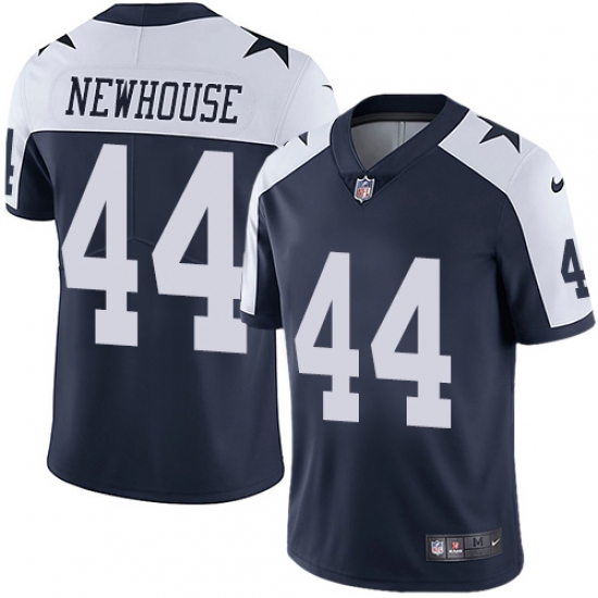 Men's Nike Dallas Cowboys 44 Robert Newhouse Navy Blue Throwback Alternate Vapor Untouchable Limited Player NFL Jersey