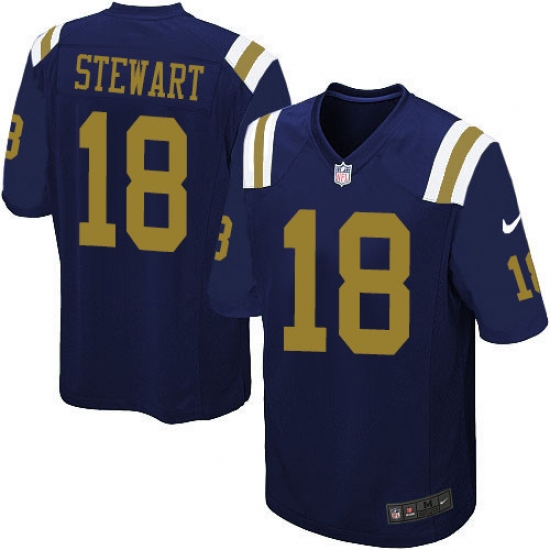 Men's Nike New York Jets 18 ArDarius Stewart Limited Navy Blue Alternate NFL Jersey