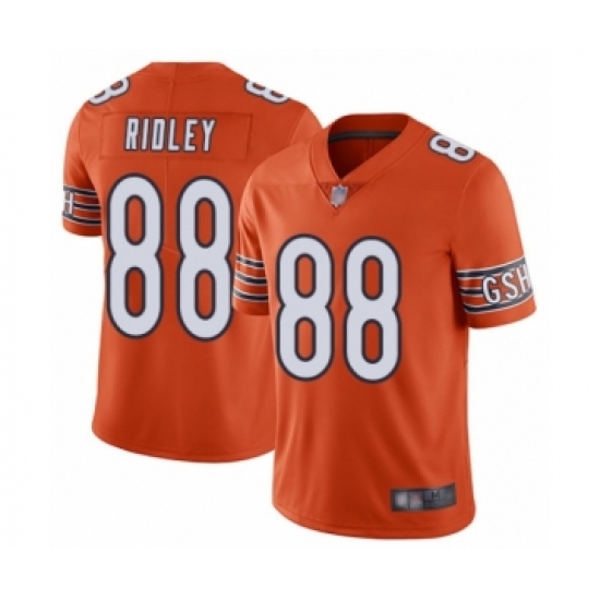 Men's Chicago Bears 88 Riley Ridley Orange Alternate Vapor Untouchable Limited Player Football Jersey