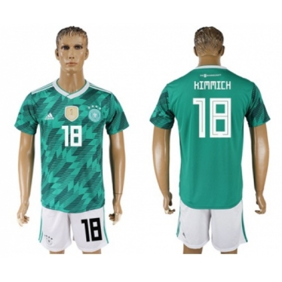 Germany 18 Kimmich Away Soccer Country Jersey