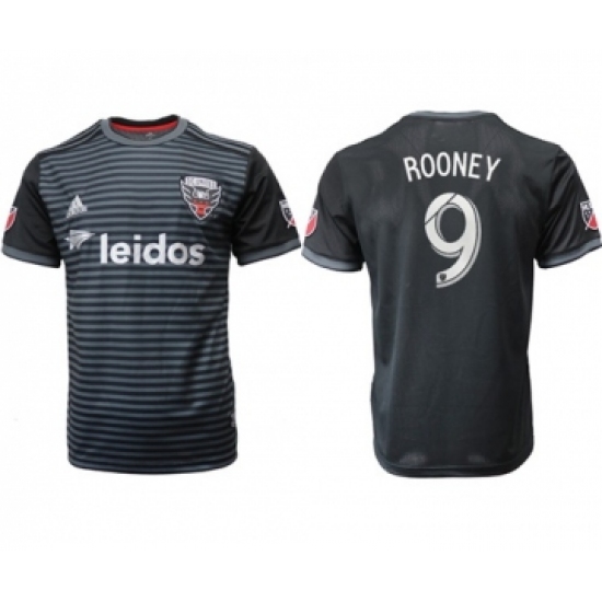 D.C. United 9 Rooney Home Soccer Club Jersey