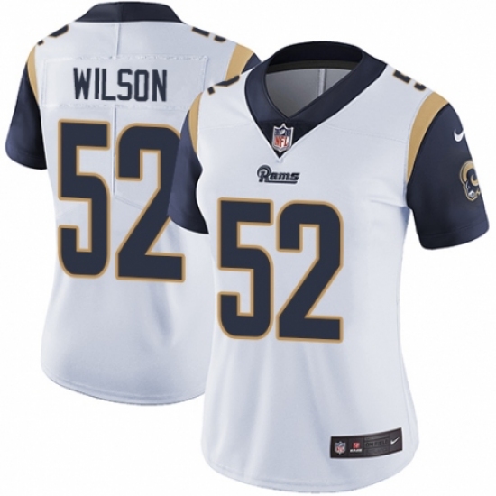 Women's Nike Los Angeles Rams 52 Ramik Wilson White Vapor Untouchable Elite Player NFL Jersey