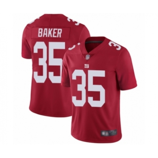Men's New York Giants 35 Deandre Baker Red Alternate Vapor Untouchable Limited Player Football Jersey
