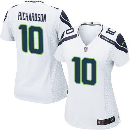 Women's Nike Seattle Seahawks 10 Paul Richardson Game White NFL Jersey