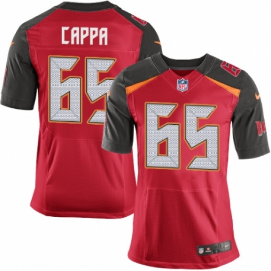 Men's Nike Tampa Bay Buccaneers 65 Alex Cappa Elite Red Team Color NFL Jersey