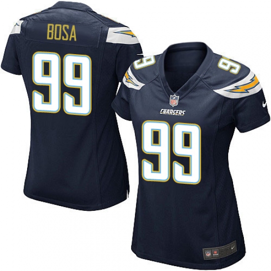 Women's Nike Los Angeles Chargers 99 Joey Bosa Game Navy Blue Team Color NFL Jersey