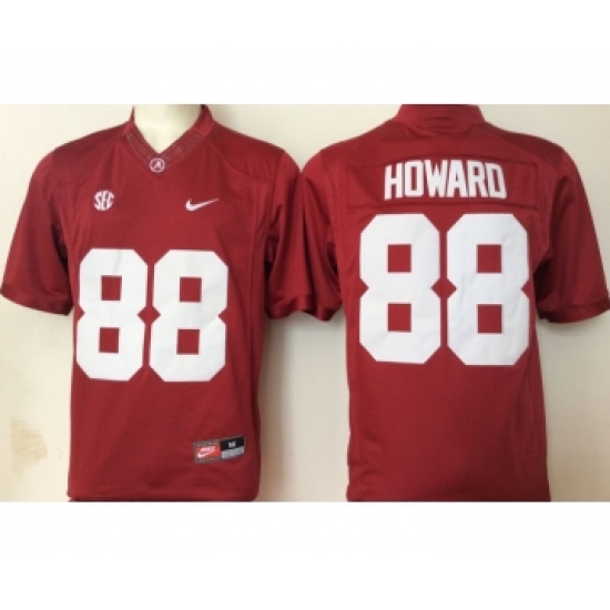 Alabama Crimson Tide 88 O.J. Howard Red College Football Jersey