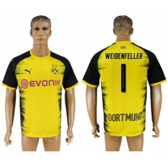 Dortmund 1 Weidenfeller Yellow Soccer Club Jersey