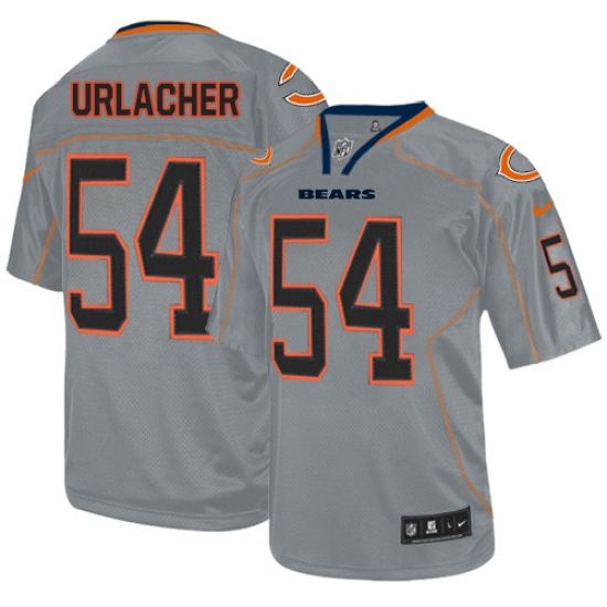 Youth Nike Chicago Bears 54 Brian Urlacher Elite Lights Out Grey NFL Jersey