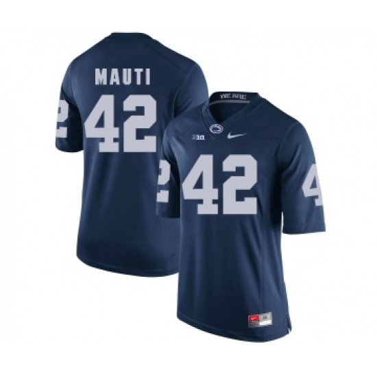 Penn State Nittany Lions 42 Michael Mauti Navy College Football Jersey