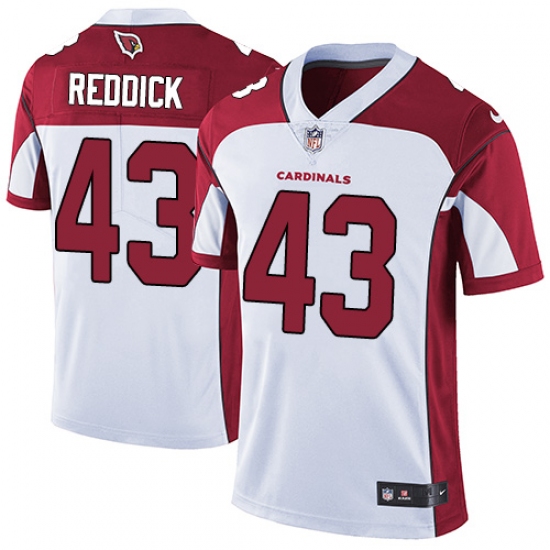 Men's Nike Arizona Cardinals 43 Haason Reddick White Vapor Untouchable Limited Player NFL Jersey