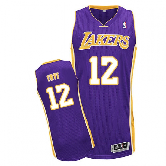 Youth Adidas Los Angeles Lakers 12 Channing Frye Authentic Purple Road NBA Jersey