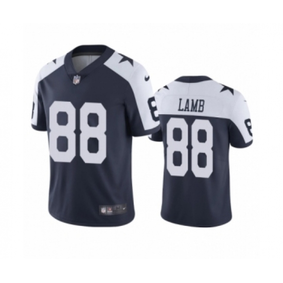 Dallas Cowboys 88 CeeDee Lamb Navy 2020 NFL Draft Alternate Vapor Limited Jersey