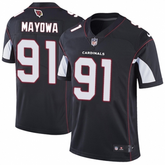 Men's Nike Arizona Cardinals 91 Benson Mayowa Black Alternate Vapor Untouchable Limited Player NFL Jersey