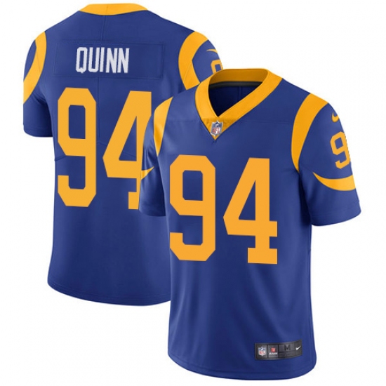 Youth Nike Los Angeles Rams 94 Robert Quinn Royal Blue Alternate Vapor Untouchable Limited Player NFL Jersey