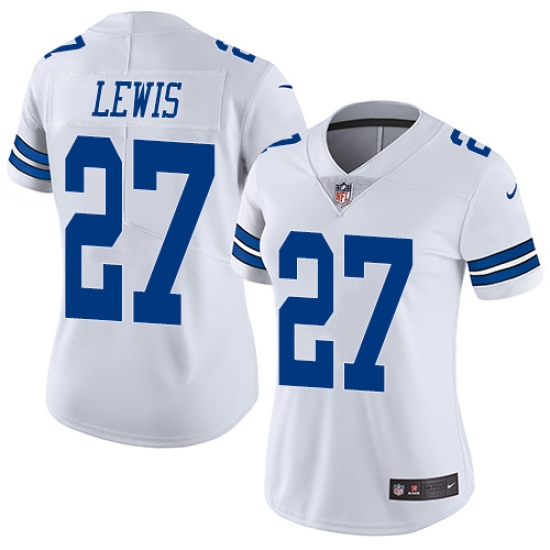 Women's Nike Dallas Cowboys 27 Jourdan Lewis White Vapor Untouchable Limited Player NFL Jersey