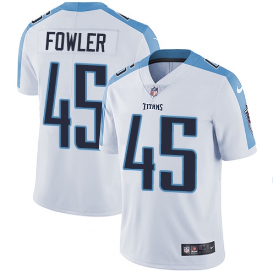 Youth Nike Tennessee Titans 45 Jalston Fowler Elite White NFL Jersey