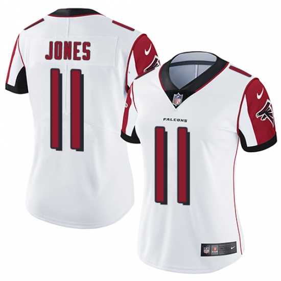 Women's Nike Atlanta Falcons 11 Julio Jones White Vapor Untouchable Limited Player NFL Jersey