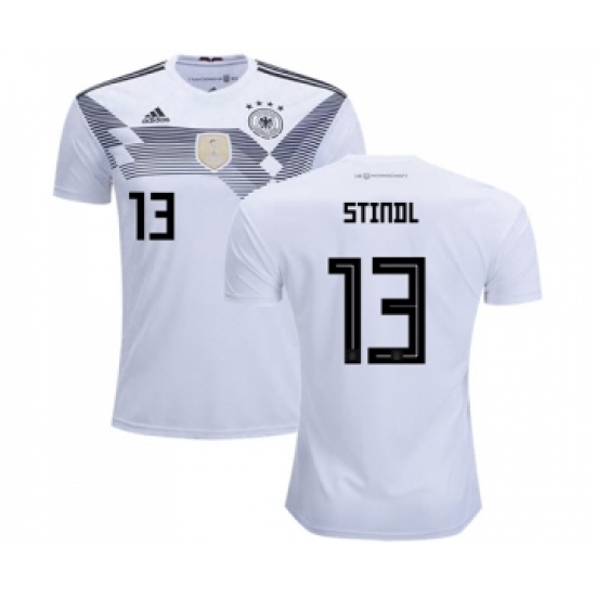 Germany 13 Stindl White Home Soccer Country Jersey