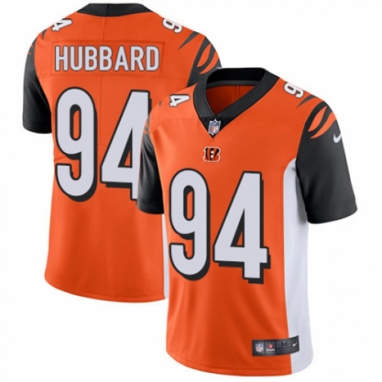 Youth Nike Cincinnati Bengals 94 Sam Hubbard Orange Alternate Vapor Untouchable Limited Player NFL Jersey