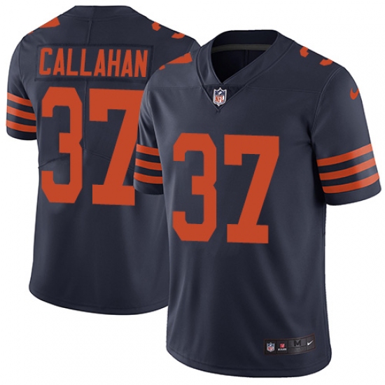 Youth Nike Chicago Bears 37 Bryce Callahan Navy Blue Alternate Vapor Untouchable Limited Player NFL Jersey