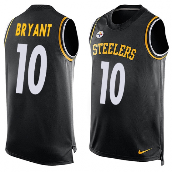 Men's Nike Pittsburgh Steelers 10 Martavis Bryant Limited Black Player Name & Number Tank Top NFL Jersey