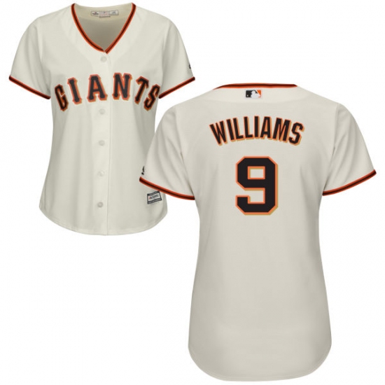 Women's Majestic San Francisco Giants 9 Matt Williams Authentic Cream Home Cool Base MLB Jersey