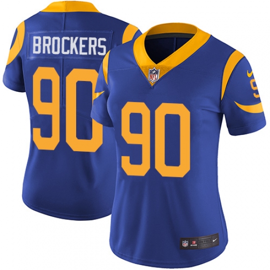Women's Nike Los Angeles Rams 90 Michael Brockers Elite Royal Blue Alternate NFL Jersey