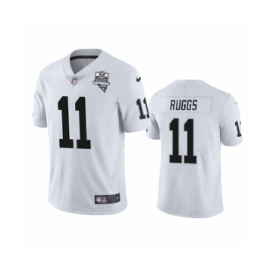 Men's Oakland Raiders 11 Henry Ruggs White 2020 Inaugural Season Vapor Limited Jersey