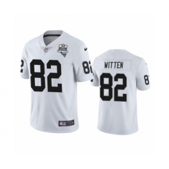 Women's Oakland Raiders 82 Jason Witten White 2020 Inaugural Season Vapor Limited Jersey