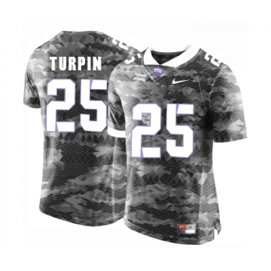 TCU Horned Frogs 25 KaVontae Turpin Gray College Football Jersey