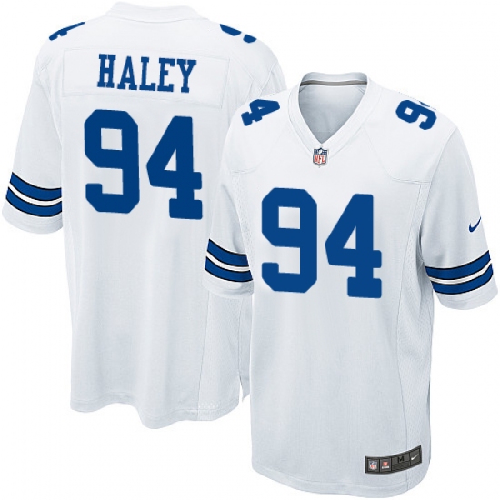 Men's Nike Dallas Cowboys 94 Charles Haley Game White NFL Jersey