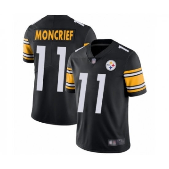 Youth Pittsburgh Steelers 11 Donte Moncrief Black Team Color Vapor Untouchable Limited Player Football Jersey