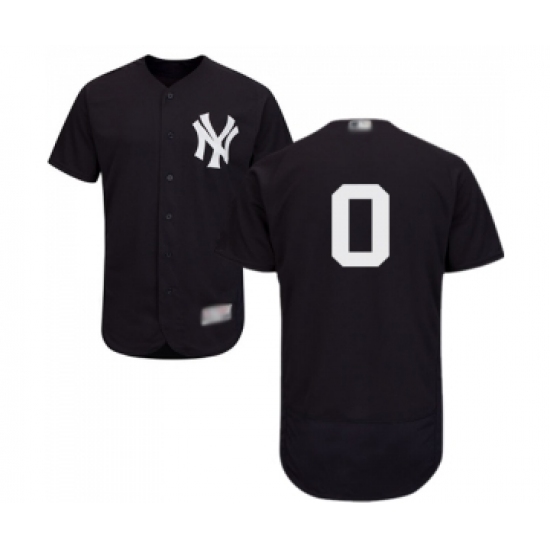 Men's New York Yankees 0 Adam Ottavino Navy Blue Alternate Flex Base Authentic Collection Baseball Jersey