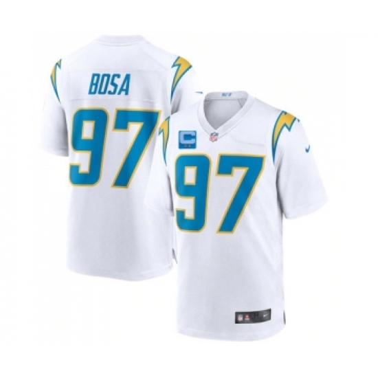 Men's Los Angeles Chargers 2022 97 Joey Bosa White With 2-star C Patch Vapor Untouchable Limited Stitched NFL Jersey